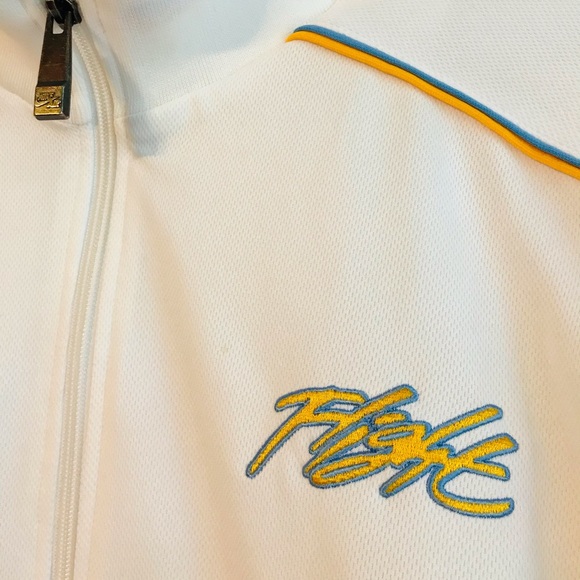 Nike Air Jordan Flight Track White Jacket Size XL - Picture 5 of 11